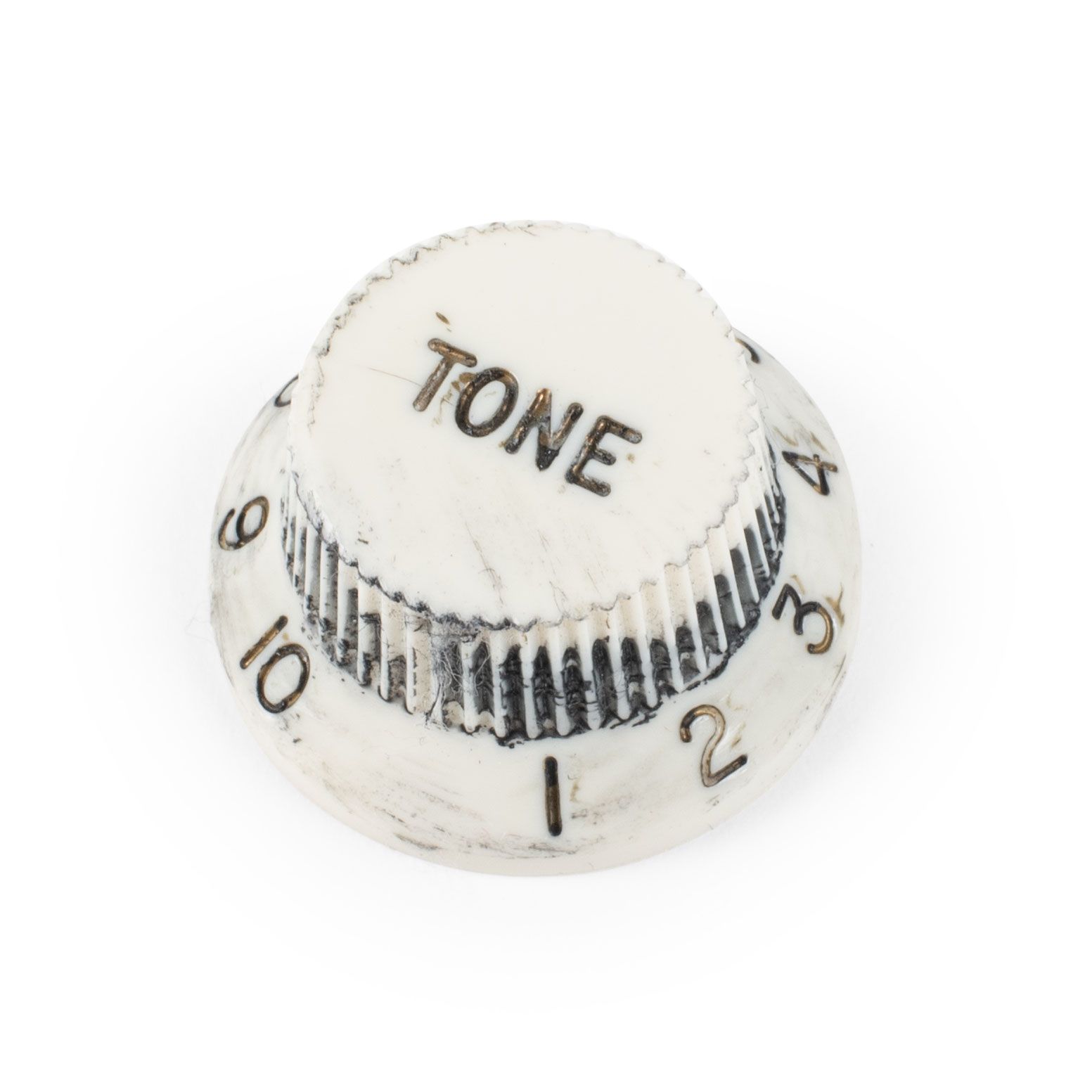 Strat Knob, Tone, relic white Strat Knob, Tone, relic white