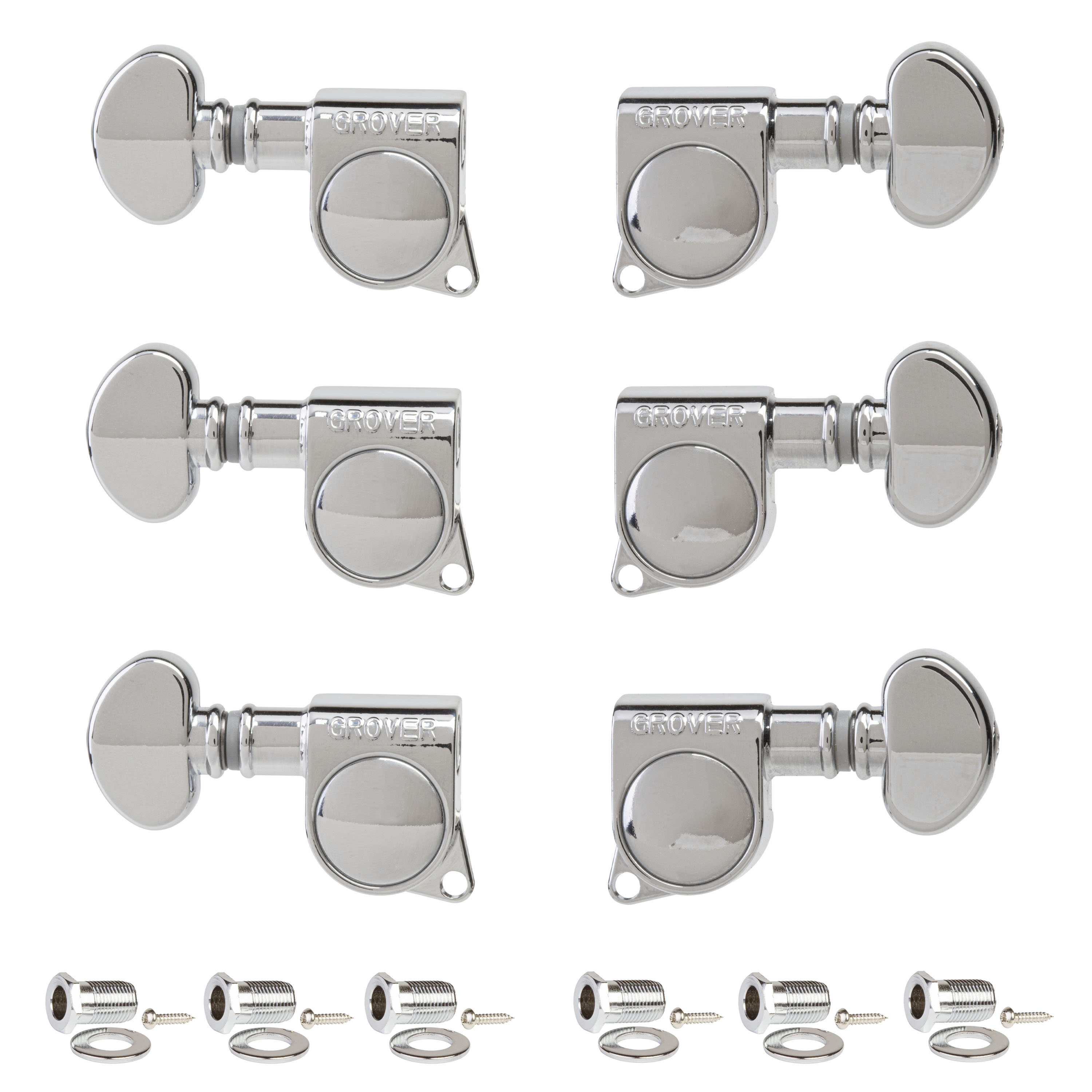 Grover Mini Locking Rotomatics (406 Series) 3+3 Tuners