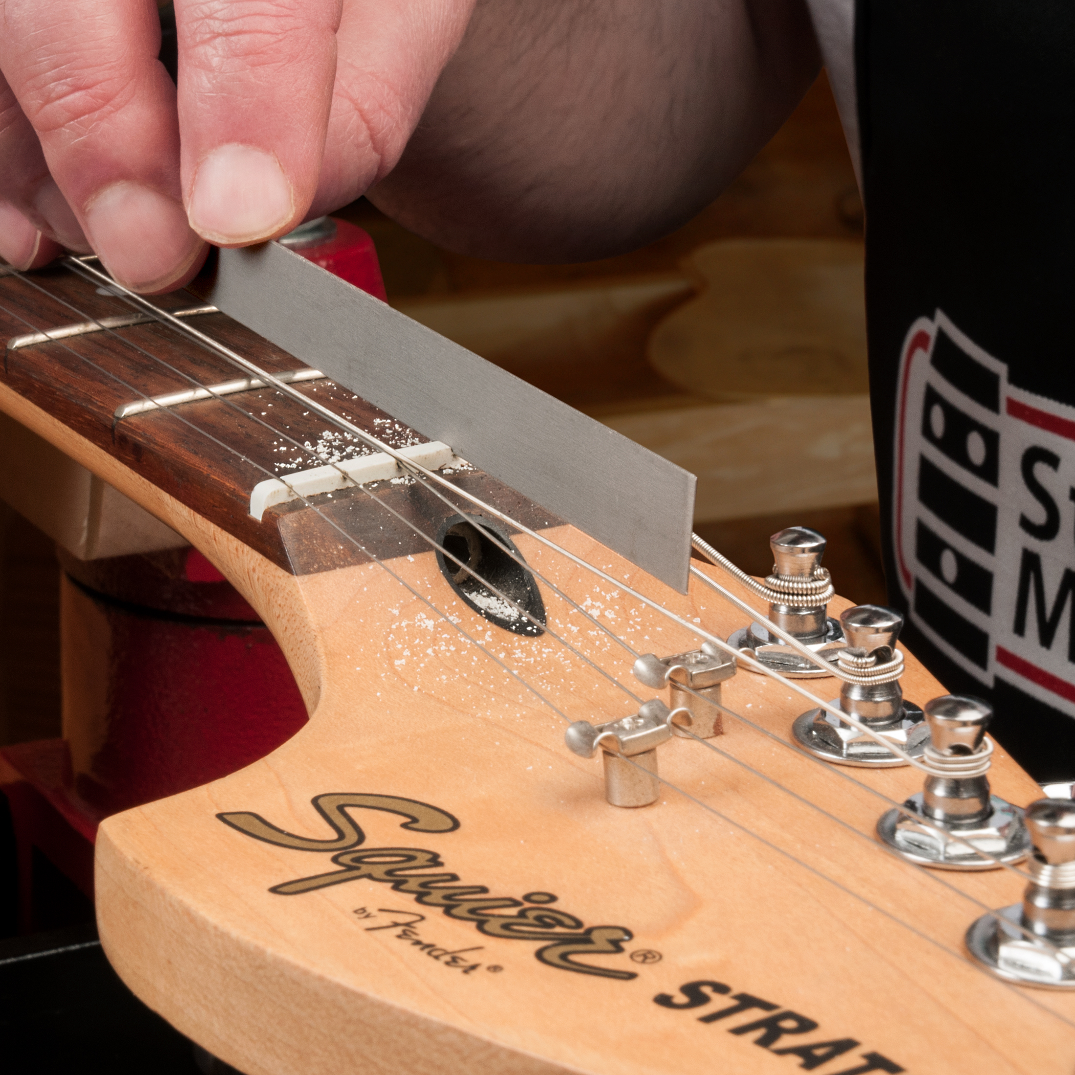 Gauged Nut Slotting File Set for Electric Guitar