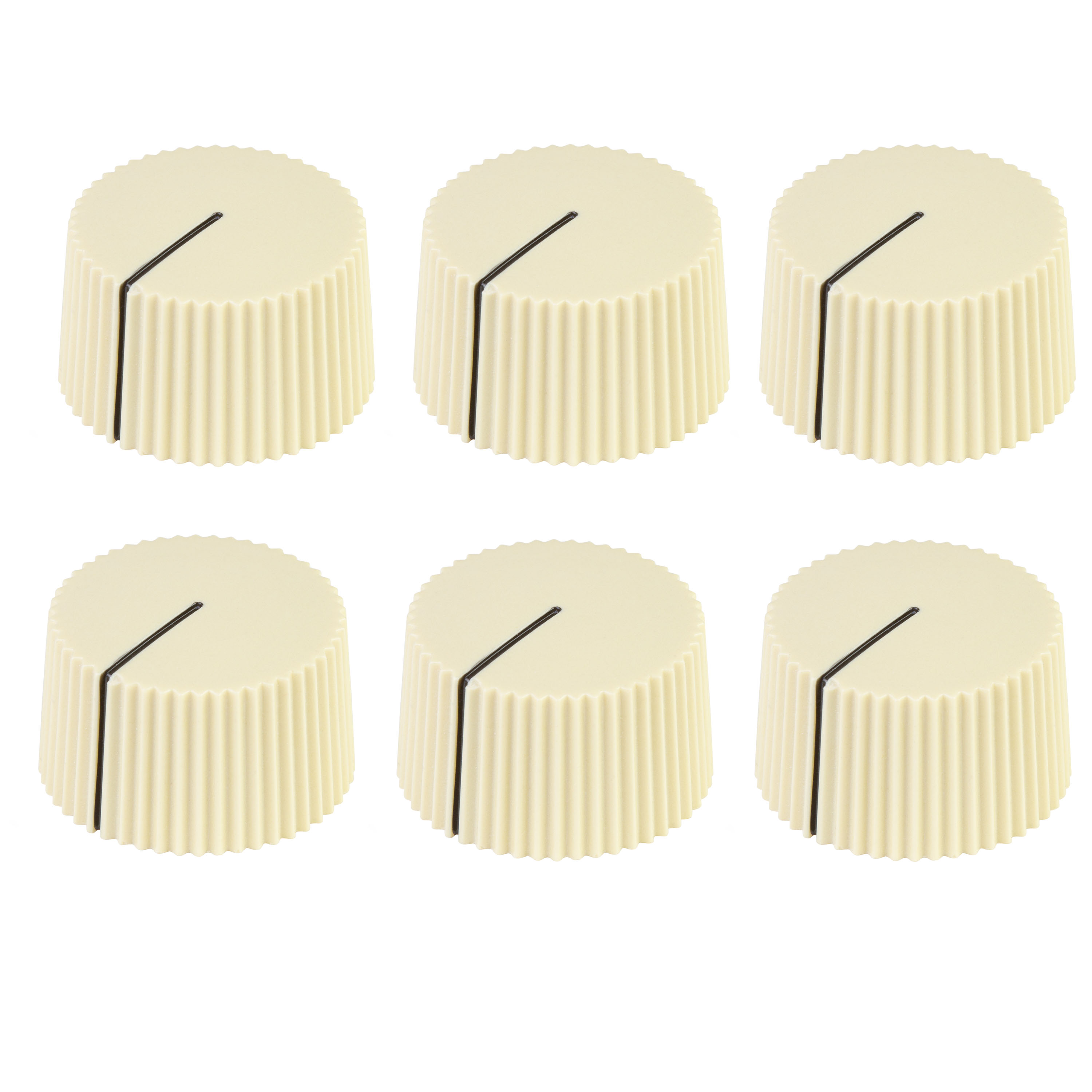 Fender Pure Vintage Cream "Radio" Amplifier Knobs