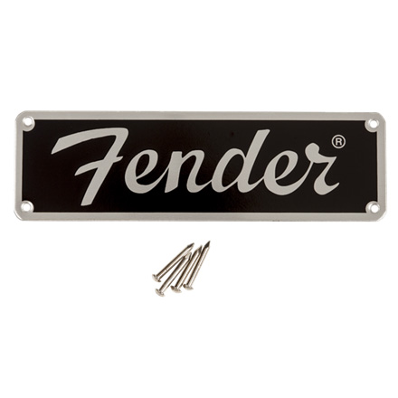Fender Amplifier Logo, Tweed, Black