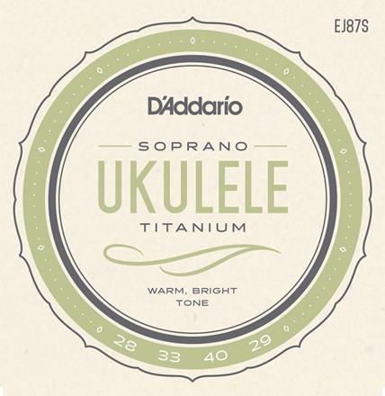 D'Addario Titanium Ukulele Strings, Soprano (EJ87S)