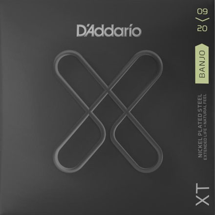 D'Addario XT Nickel Wound Banjo Strings, Light (XTJ0920)