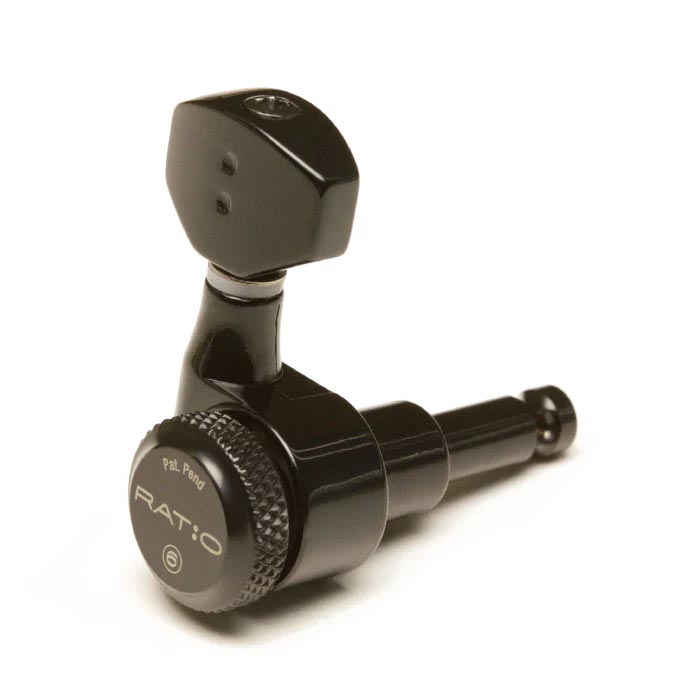 Graph Tech Ratio Electric Locking 6-In-Line Tuned Machine Heads
