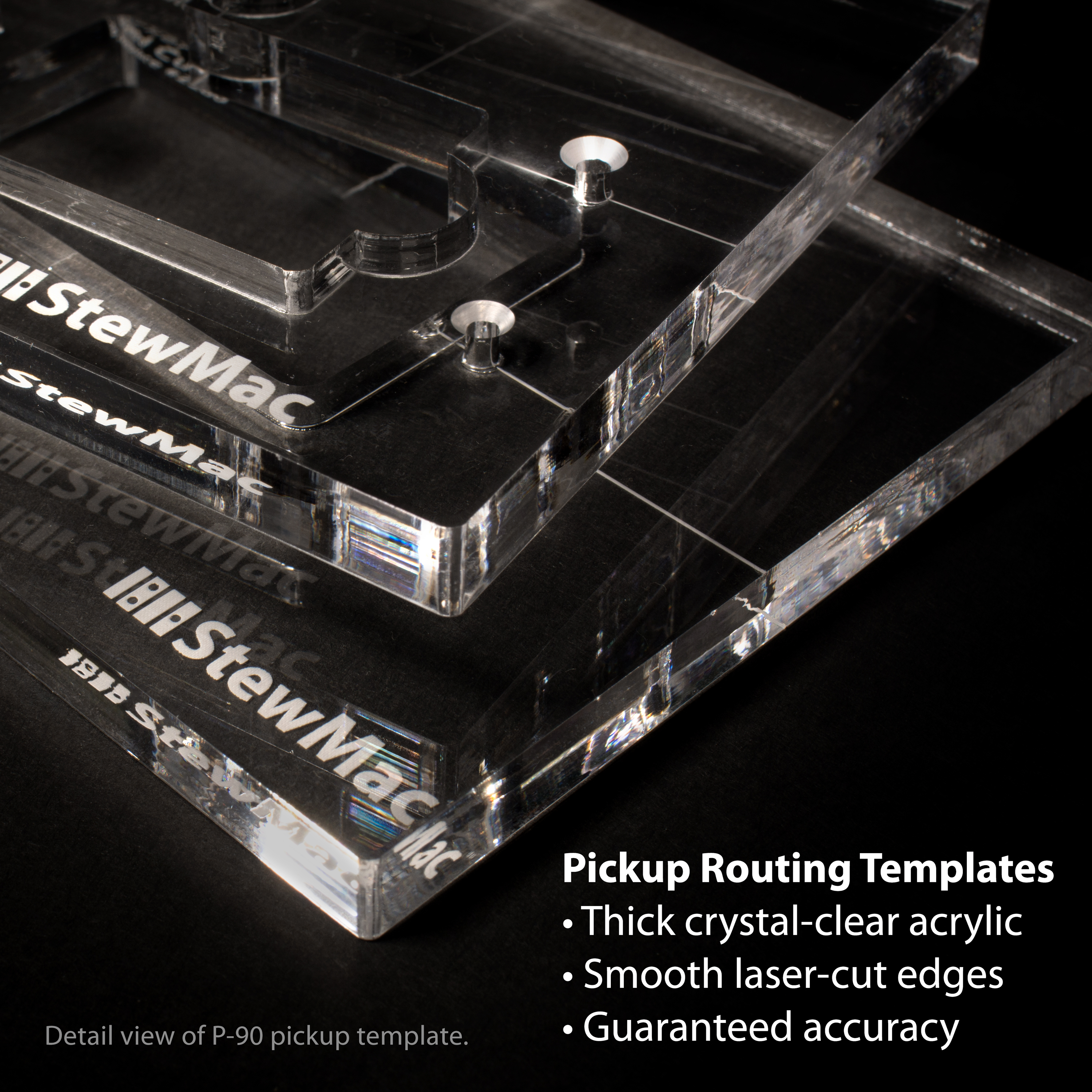Pickup Routing Templates for Tele Guitar