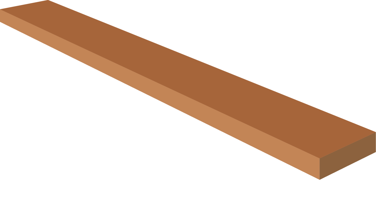 Honduran Mahogany Neck Blanks, AAA, 1" x 4" x 36"