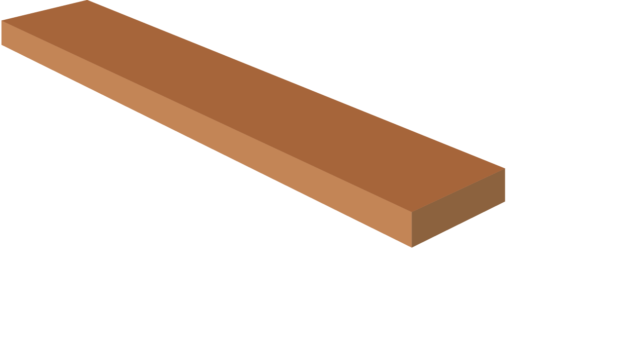 Honduran Mahogany Neck Blanks, AAA, 1" x 4" x 24"