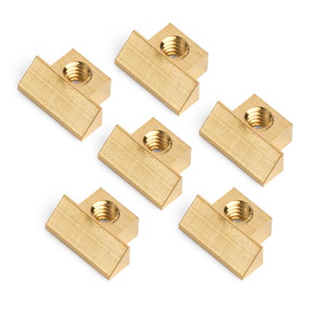 Saddles for Original ABR-1 Tune-o-matic Bridge, Gold, set of 6