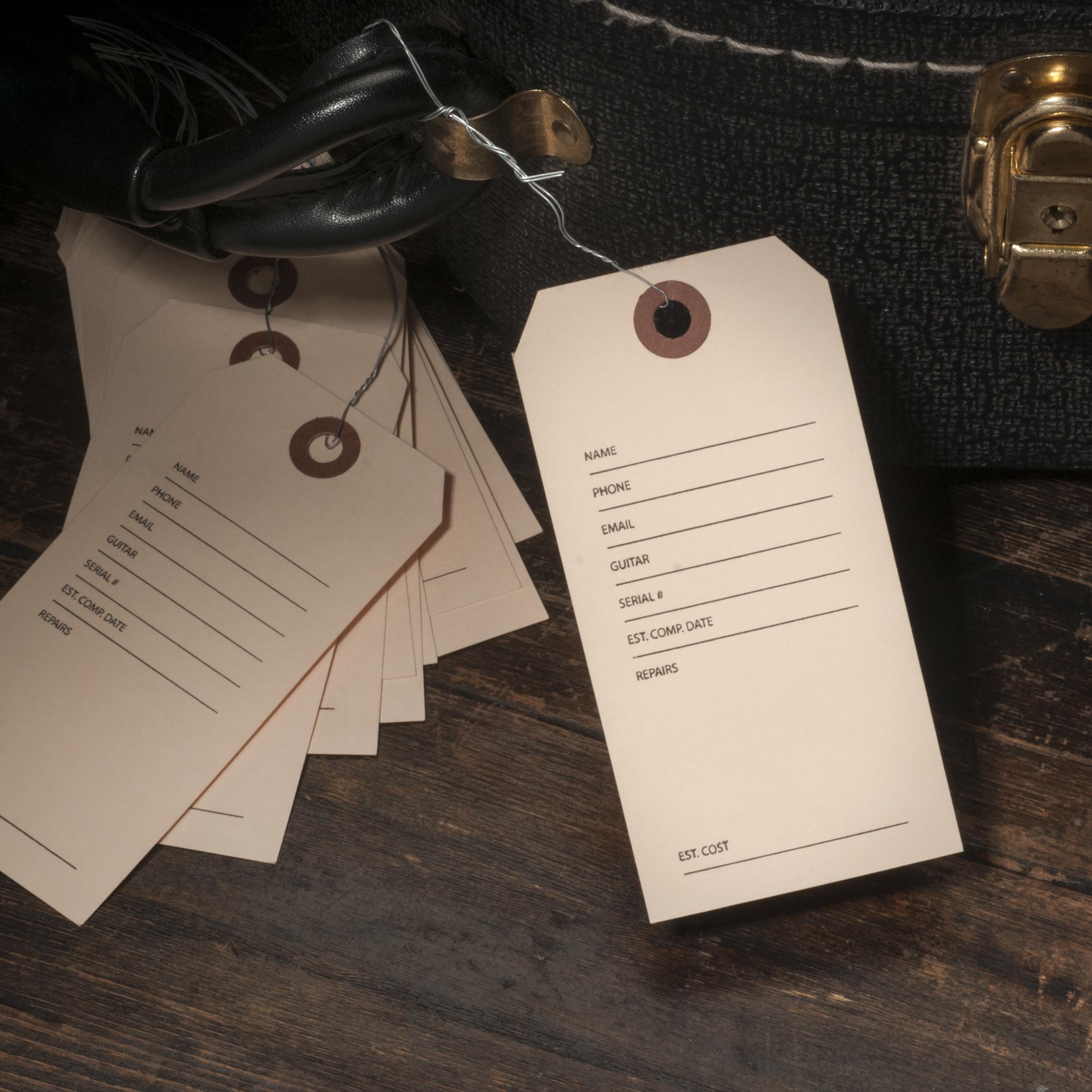 StewMac Repair Tags