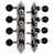 Waverly A-style Mandolin Tuners with Ebony Knobs