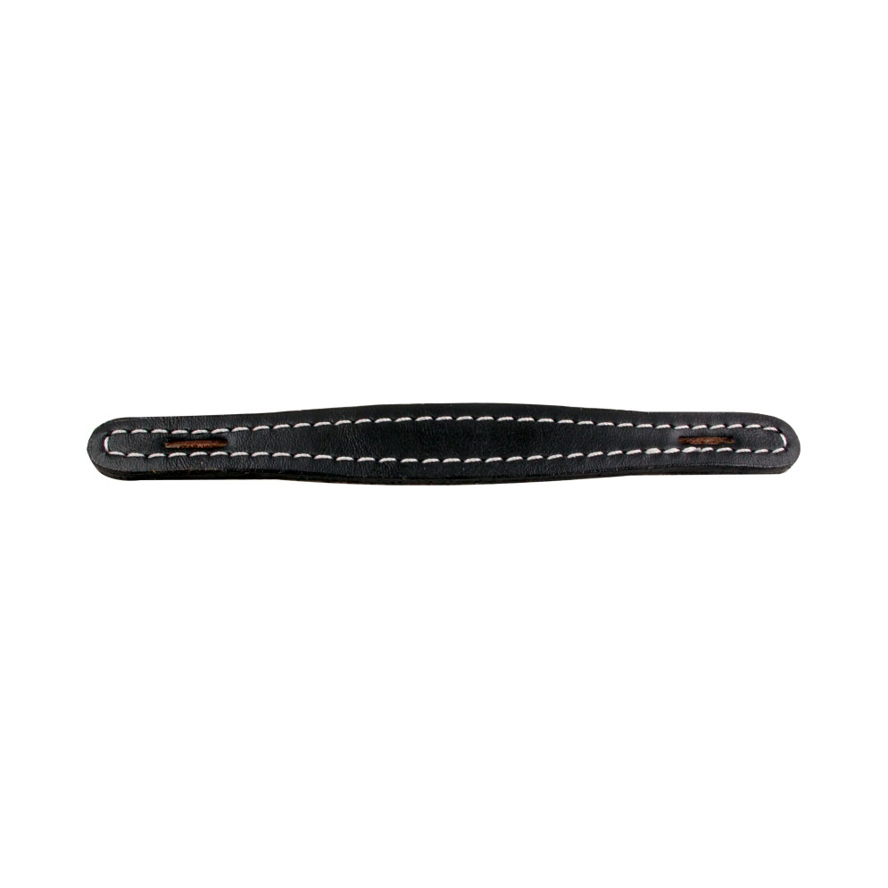 Leather Strap Handle for Amps, Ampeg Style, Black