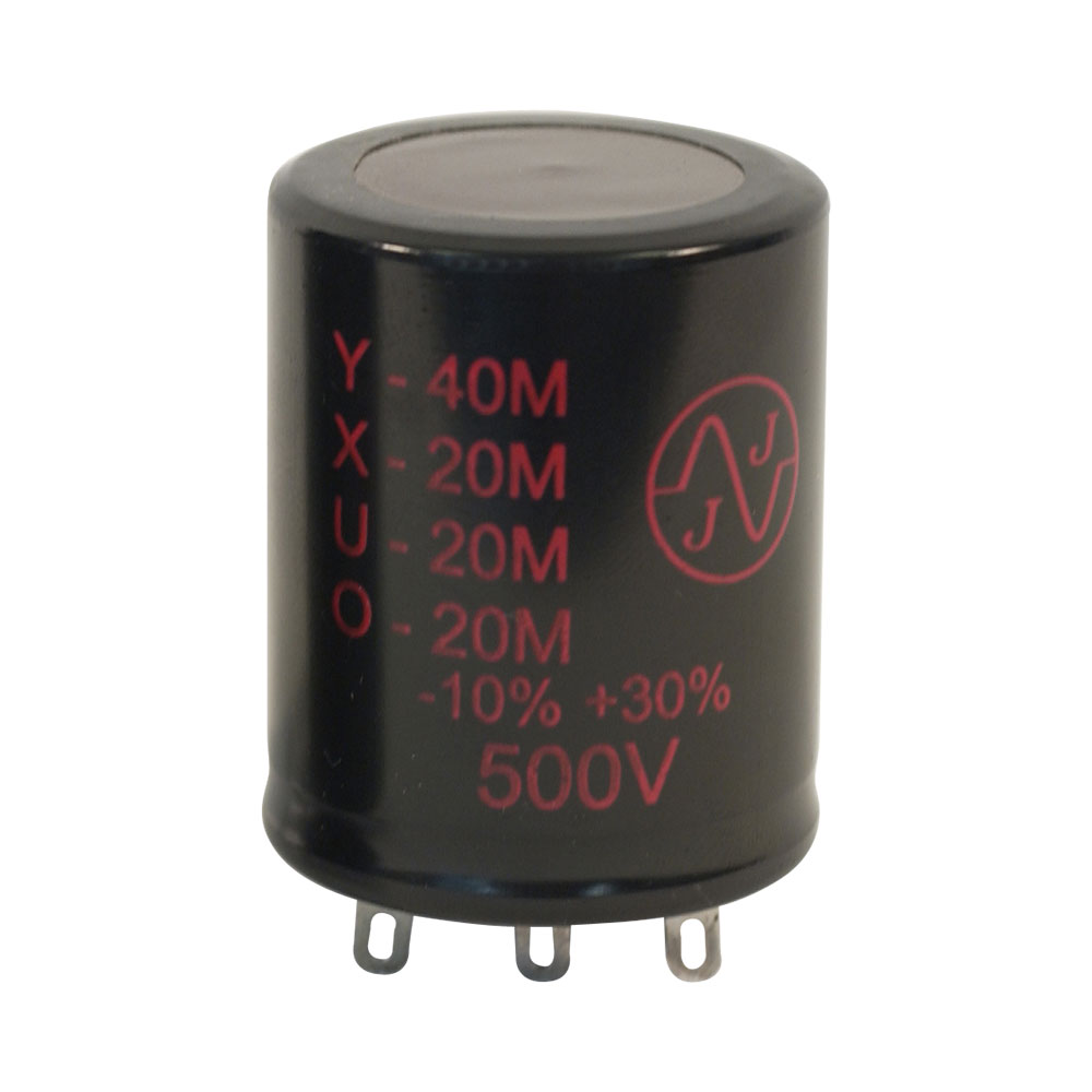 JJ/Tesla Electrolytic Caps, 500V, 40/20/20/20uF