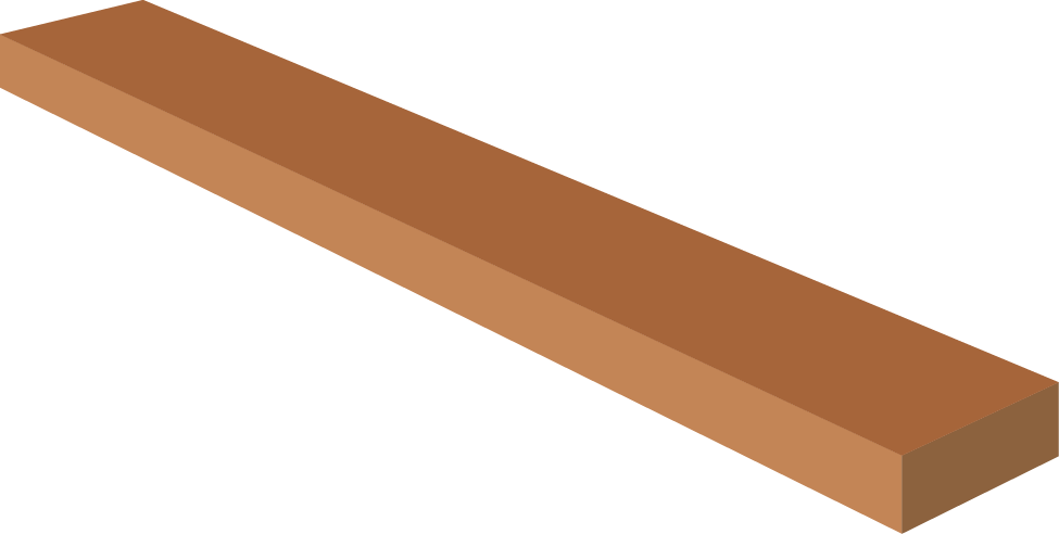 Spanish Cedar Neck Blanks, AAA, 1" x 3" x 24"