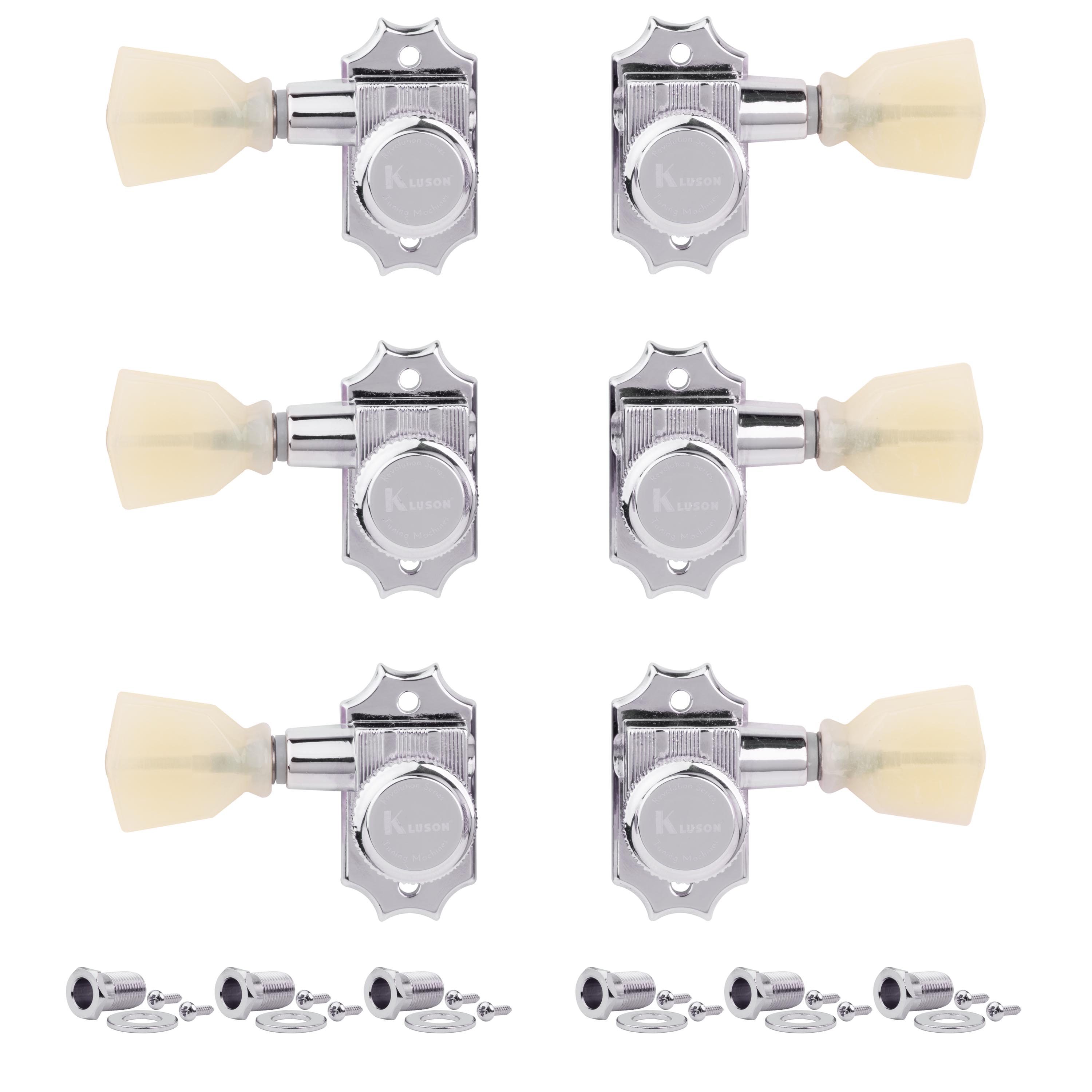 Kluson 3+3 Locking Revolution Series G-Mount Tuners