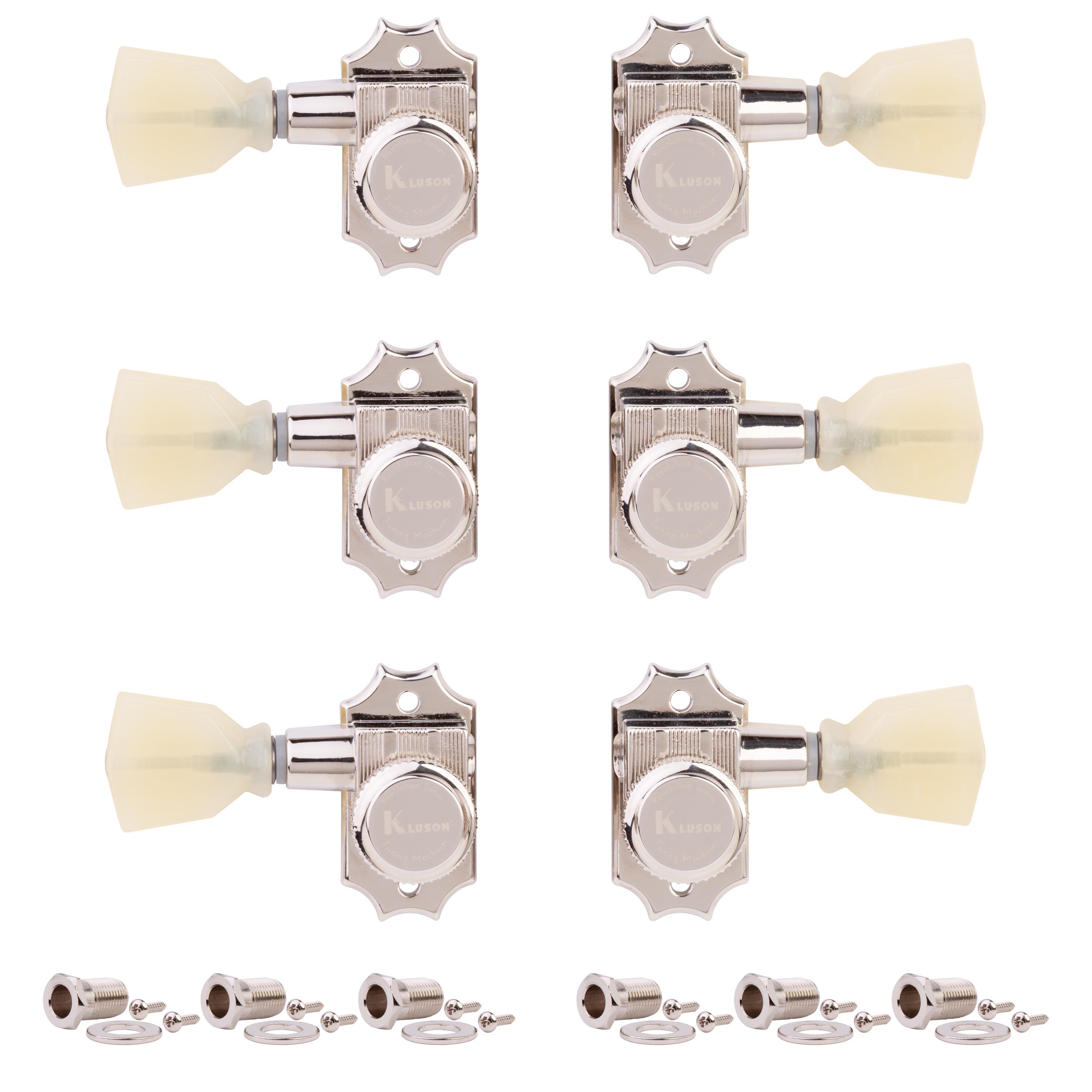 Kluson 3+3 Locking Revolution Series G-Mount Tuners