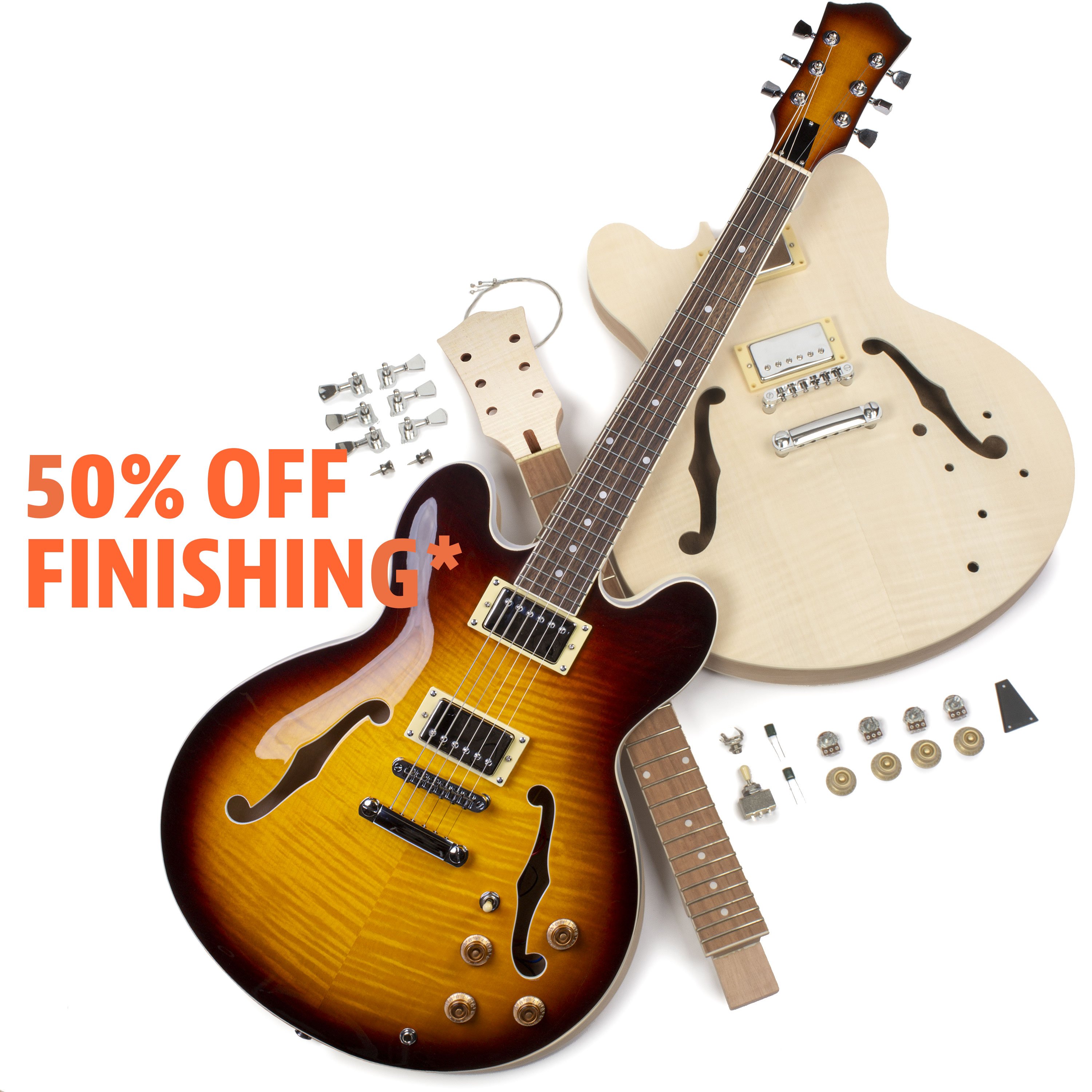 335-Style Electric Guitar Kit