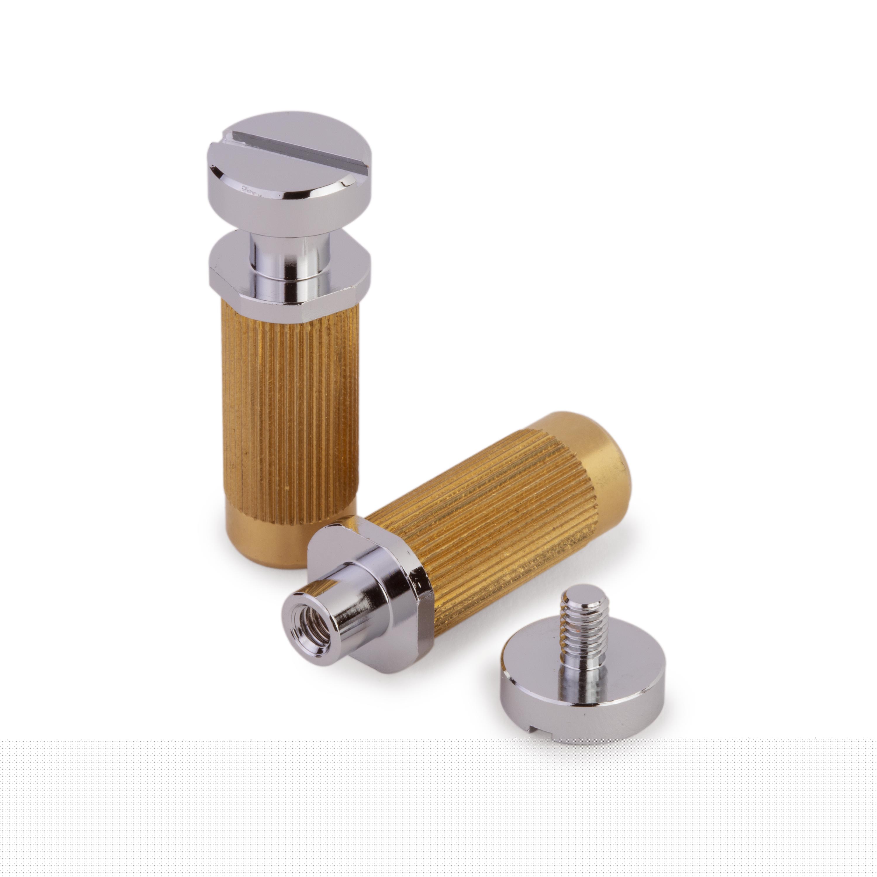 TonePros SM1 Metric Locking Studs, Nickel - Set of 2