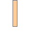 Cream Plastic Binding, .060" x .375" (1.52mm x 9.52mm)