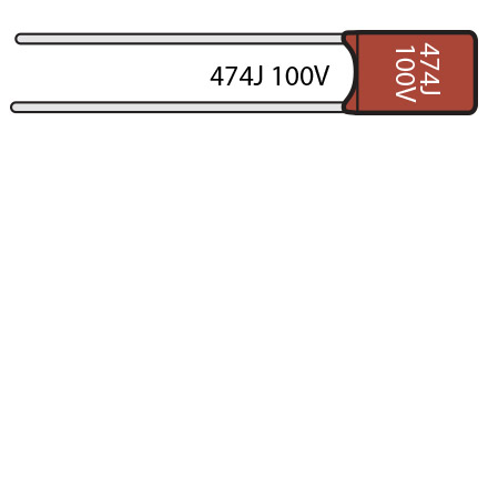 Capacitors for Amps and Pedals, .47uF, 100v film