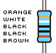 Resistors, 390-ohm, 1% tolerance