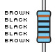 Resistors, 100-ohm, 1% tolerance