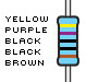 Resistors, 470-ohm, 1% tolerance