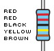 Resistors, 2.2M-ohm, 1% tolerance