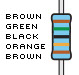 Resistors, 150K-ohm, 1% tolerance