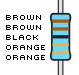 Resistors, 3.3K-ohm, 1% tolerance