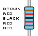 Resistors, 22K-ohm, 1% tolerance