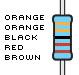 Resistors, 33K-ohm, 1% tolerance