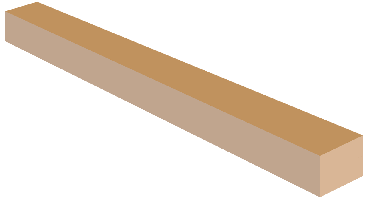 Black Limba Neck Blanks, AAA, 2" x 3" x 36"