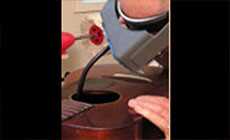 Lighted inspection mirror