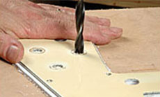 Drilled holes