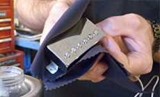 Wiping off wax