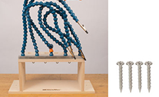 Attach the tops and sides with oval head wood screws