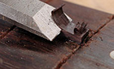 Chiseling to level