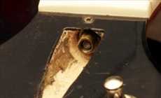 Repaired truss rod