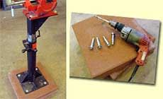Erlewine ShopStand - Patio blocks