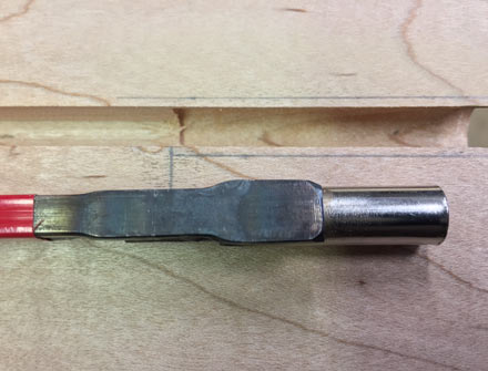 The finished hole