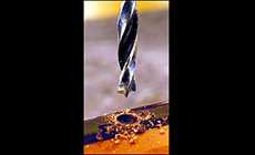 Brad point drill bit