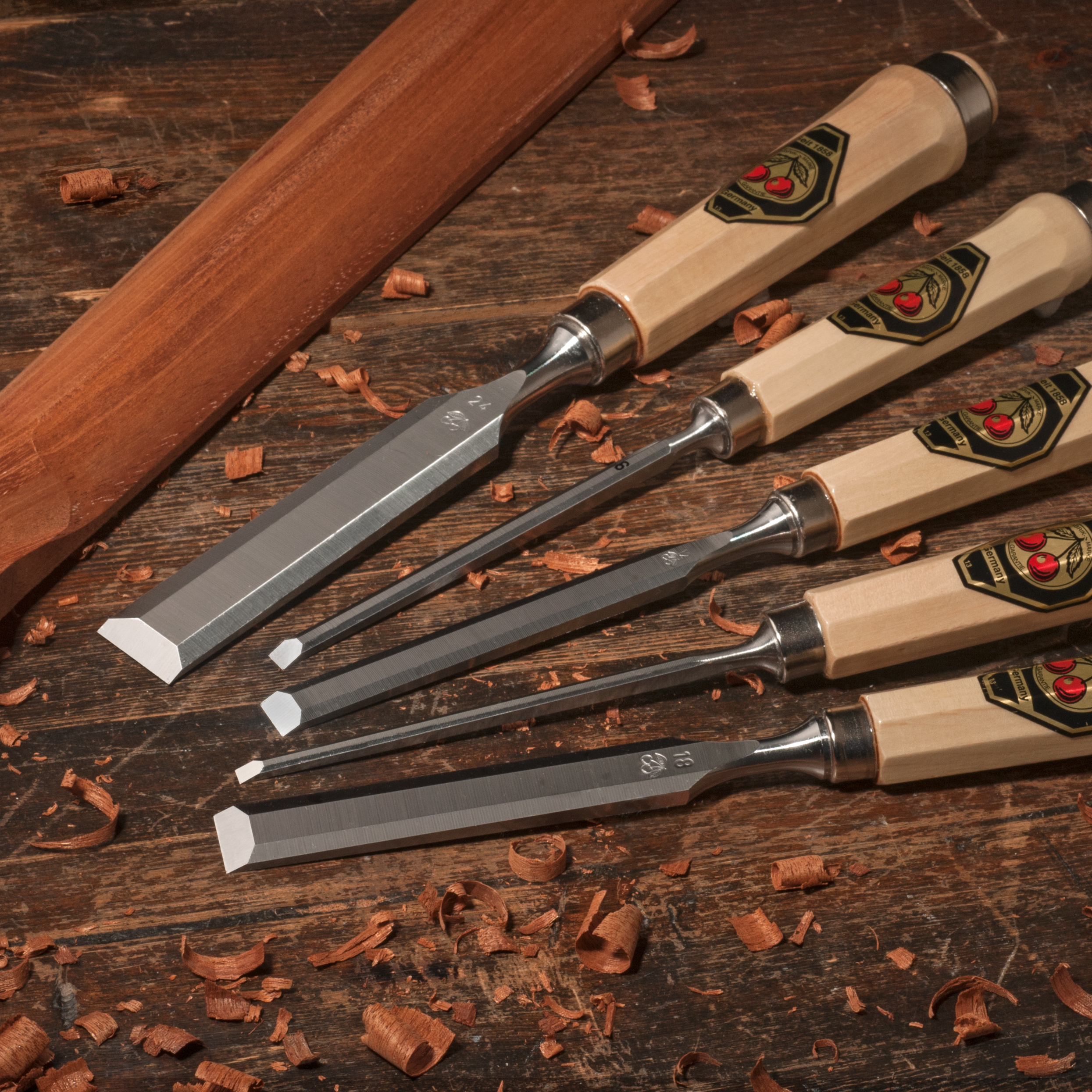 Two Cherries Wood Chisels